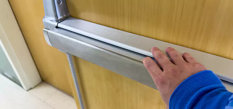 Installing a Push Bar on a Door Burlingame